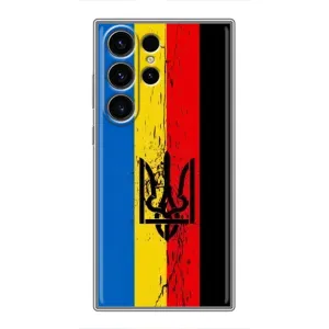 Украинские Чехлы для Samsung Galaxy S22 Ultra с картинкой УПА (AlphaPrint) (Прапор УПА)