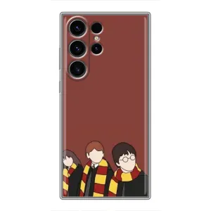 Чохли з Гаррі Поттером для Samsung Galaxy S22 Ultra (AlphaPrint) (Гарі з друзями)