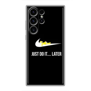 Чехол с Симпсонами для Samsung Galaxy S22 Ultra (VPrint) (Гомер Later)