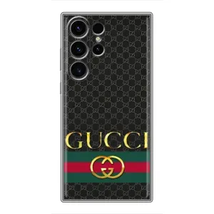 Чехлы ГУЧЧИ для Самсунг S22 Ультра (AlphaPrint) (Gucci оригинал)