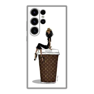 Чохли Луі Вітон для Samsung Galaxy S22 Ultra (AlphaPrint - LOUIS VUITTON) (кава LOUIS VUITTON)