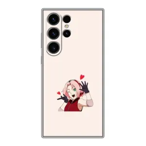 Чохли Персонажі Аніме Наруто для Samsung Galaxy S22 Ultra (AlphaPrint) (Лайк Сакура)