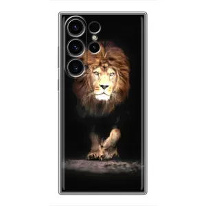 Чохол з картинкою ЛЕВ для Samsung Galaxy S22 Ultra (VPrint) (Лев)