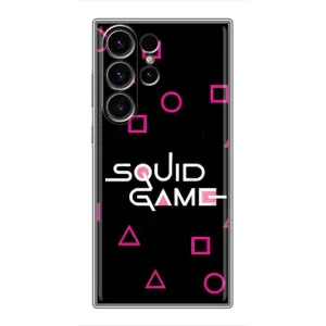Чехол Гра в кальмара для Samsung Galaxy S22 Ultra (Паттерн Игра кальмара)
