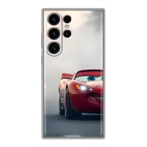 Силиконовый чехол Маквин для Samsung Galaxy S22 Ultra (Скоростной Маквин)