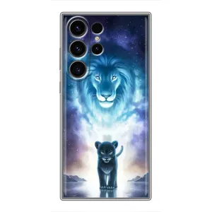 Чохол з картинкою ЛЕВ для Samsung Galaxy S22 Ultra (VPrint) (Маленький лев)