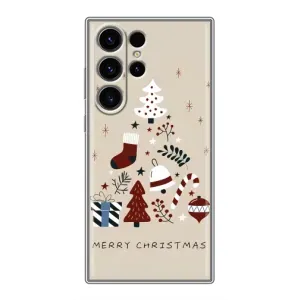 Різдвяні Чохли для Samsung Galaxy S22 Ultra (VPrint) (Merry Christmas)