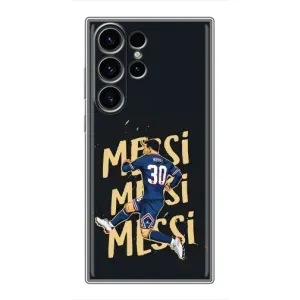 Чехлы для Samsung Galaxy S22 Ultra (Leo чемпион) (AlphaPrint) (Messi ПСЖ)