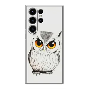 Чохол з пташками на Samsung Galaxy S22 Ultra (VPrint) (Мила Сова)