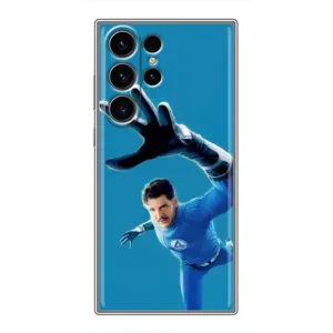 Чехол с принтом Фантастическая четверка для Samsung Galaxy S22 Ultra (Мистер Фантастик супергерой)
