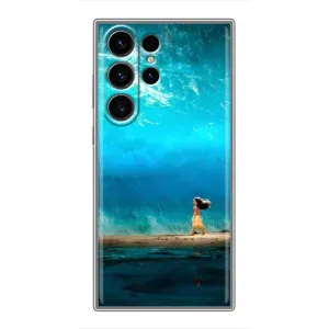Чехол с мультфильмом Моана Samsung Galaxy S22 Ultra (Океан Моана)