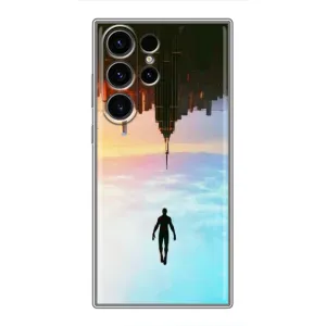 Чохол з людиною павуком для Samsung Galaxy S22 Ultra - (AlphaPrint) (Людина павук)