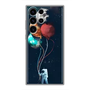 Космічні Чохли для Самсунг Галаксі S22 Ультра (VPrint) (Планети кульки)
