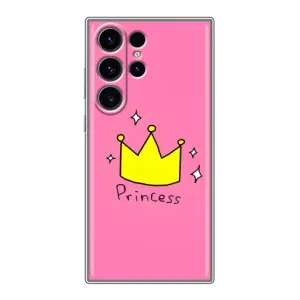 Чохол з картинкою (Стильні) Самсунг Галаксі S22 Ультра - (AlphaPrint) (Princess)