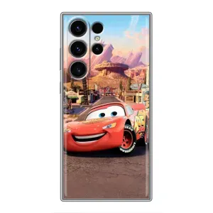 Силиконовый чехол Маквин для Samsung Galaxy S22 Ultra (Радиаторный Спрингс Маквин)
