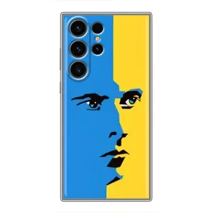 Украинские Чехлы для Samsung Galaxy S22 Ultra с картинкой УПА (AlphaPrint) (Степан Бандера)