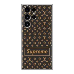 Чеохол для Samsung Galaxy S22 Ultra з картинкою Supreme (AlphaPrint) (Supreme LV)