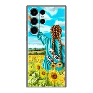Чохол для Патріота України Samsung Galaxy S22 Ultra - (AlphaPrint) (Україночка)