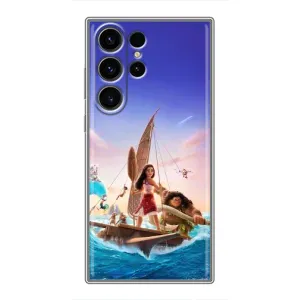 Чехол с мультфильмом Моана Samsung Galaxy S22 Ultra (Команда Ваяна Мауи)