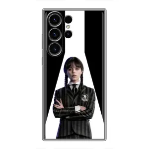 Чехлы Венсдей на Samsung Galaxy S22 Ultra Уэнсдей (AlphaPrint) (W-Wednesday)