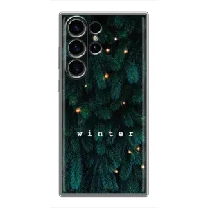 Новорічні, Святкові Чохли для Samsung Galaxy S22 Ultra - 2024 год (Winter)
