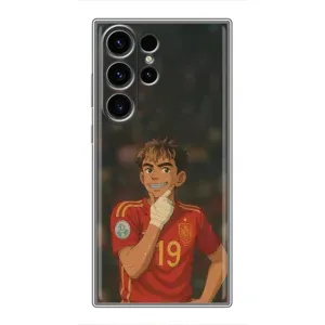Чохол з футболістом Ламін Ямаль Samsung Galaxy S22 Ultra (Ямаль аніме)