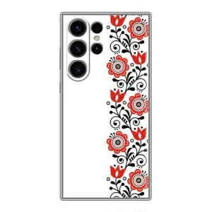 Чохол для Патріота України Samsung Galaxy S22 Ultra - (AlphaPrint) (Яскрава вишиванка)