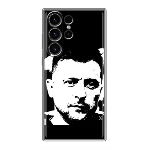 Чохол для Samsung Galaxy S22 Ultra (AlphaPrint - с принтом Зеленського) (Зеленский АРТ)