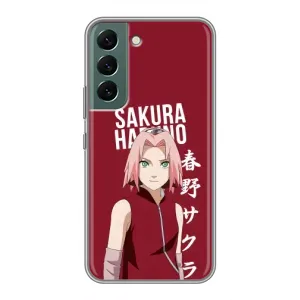 Чехол с принтом «Аниме Сакура» для Samsung Galaxy S22