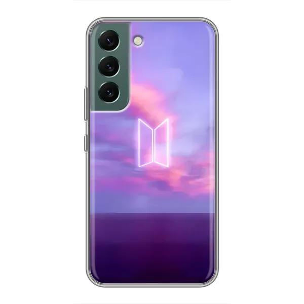 Чохол з принтом «BTS логотип» для Samsung Galaxy S22 Чохол з принтом «BTS логотип» для Samsung Galaxy S22