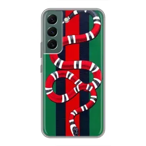 Чехлы ГУЧЧИ для Самсунг S22 (AlphaPrint) (Gucci змия)
