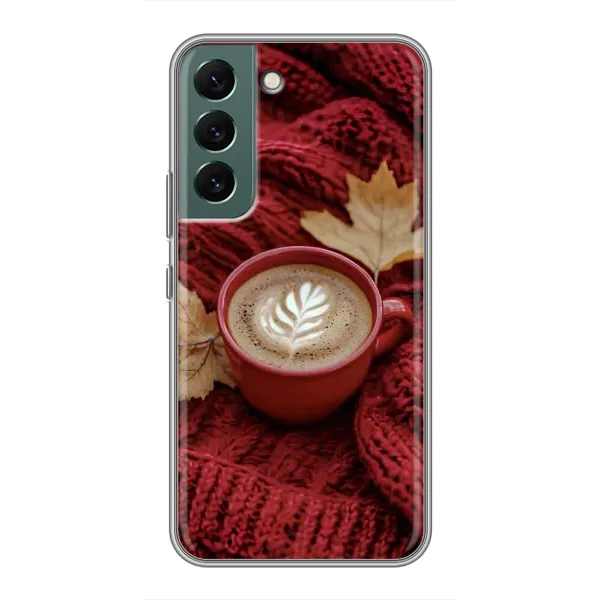 Чохол з принтом «Кава на ковдрі» для Samsung Galaxy S22 Чохол з принтом «Кава на ковдрі» для Samsung Galaxy S22