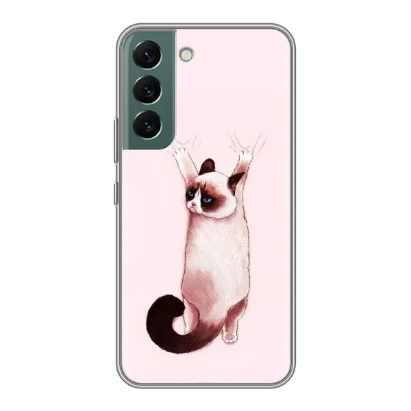 Чохол з принтом «Котик падає» для Samsung Galaxy S22