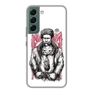 Чохли для Samsung Galaxy S22 с принтом Тараса Шевченко (AlphaPrint) (Козак Шевченко)