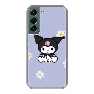 Чохол з кроликом Куромі на Samsung Galaxy S22 (Куромі в квітах)