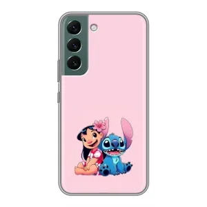 Чехол с принтом Стич на Samsung Galaxy S22 (Лило и Стич)