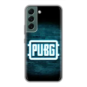 Чехол PUBG для Самсунг S22 (AlphaPrint) (Лого PUBG)
