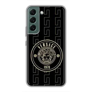 Чохол з принтом «Лого Версаче» для Samsung Galaxy S22