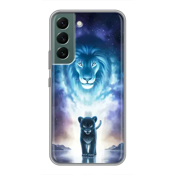 Чохол з принтом «Маленький лев» для Samsung Galaxy S22