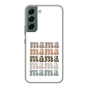 Чохли для мами на Samsung Galaxy S22 (Текстовий колаж мама)