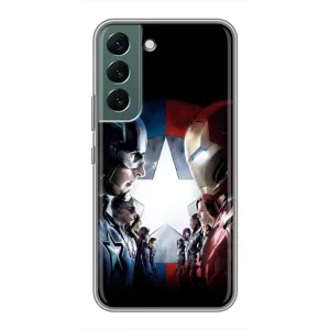 Чохол з принтом «Марвел стайл» для Samsung Galaxy S22