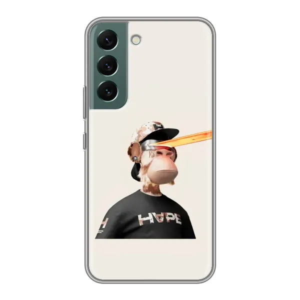Чехол с принтом «обезьяна NFT в очках» для Samsung Galaxy S22