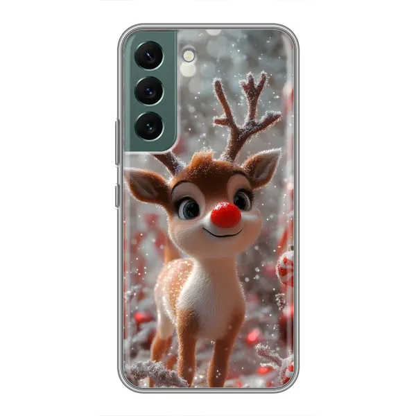 Чохол з принтом «Олень з носом» для Samsung Galaxy S22