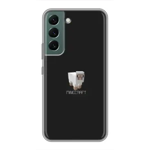 Чехол Майнкрафт на Samsung Galaxy S22 (AlphaPrint) Minecraft (Овечка Майнкрафт)