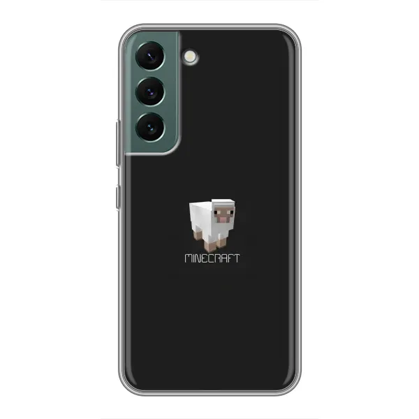 Чохол з принтом «Овечка Майнкрафт» для Samsung Galaxy S22