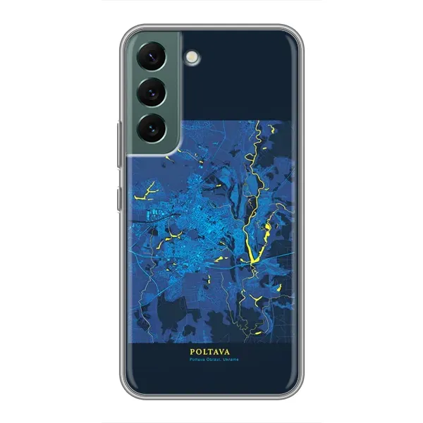 Чохол з принтом «Полтава» для Samsung Galaxy S22