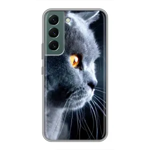Чохли з Котиками для Samsung Galaxy S22 (VPrint) (Сірий Кіт)