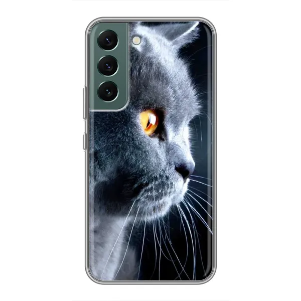 Чохол з принтом «Сірий Кіт» для Samsung Galaxy S22 Чохол з принтом «Сірий Кіт» для Samsung Galaxy S22
