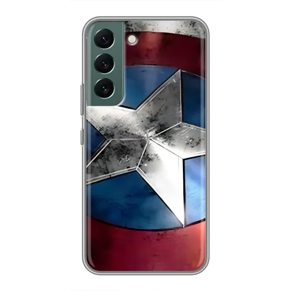 Чехол с принтом «Щит Капитана Америки» для Samsung Galaxy S22