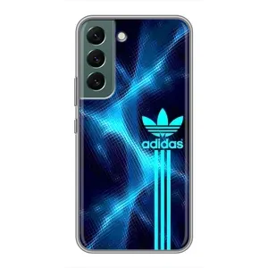 Чохли Адидас для Samsung Galaxy S22 (AlphaPrint) (Синій Адідас)
